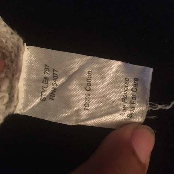 CAbi Seaside cotton crop 100% cotton Sweater, size XS - Picture 5 of 5